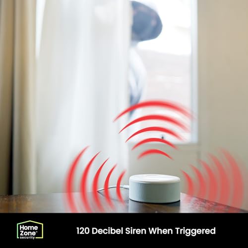 Smart wireless security alarm kit with door/window sensors