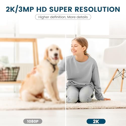 Litokam 2K Indoor Camera for Smart Home Security