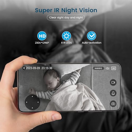 Litokam 2K Indoor Camera for Smart Home Security