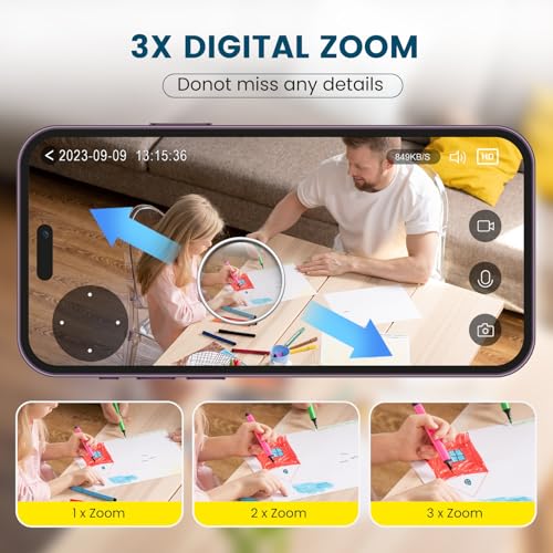 Litokam 2K Indoor Camera for Smart Home Security