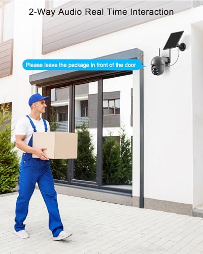 ANRAN 3MP Wireless Solar Camera with Night Vision