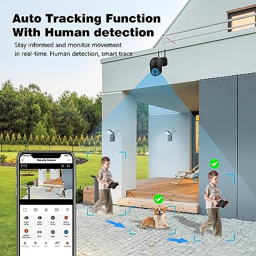 ENSTER 2.5K 4MP PTZ 360° Security Camera Home/Outdoor
