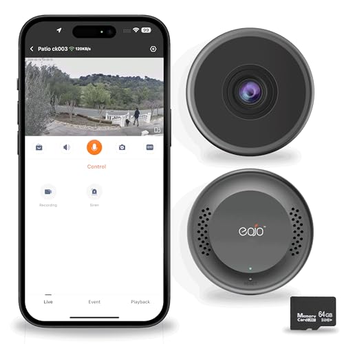 EOJO WiFi Camera: 2K QHD Indoor Security, Night Vision