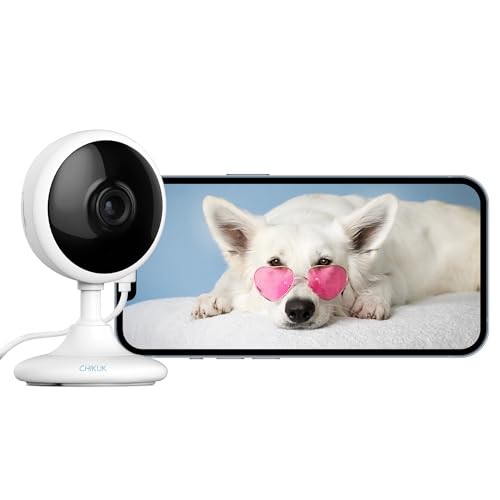 CHIKUK 2K WiFi Security Camera with Smart Siren