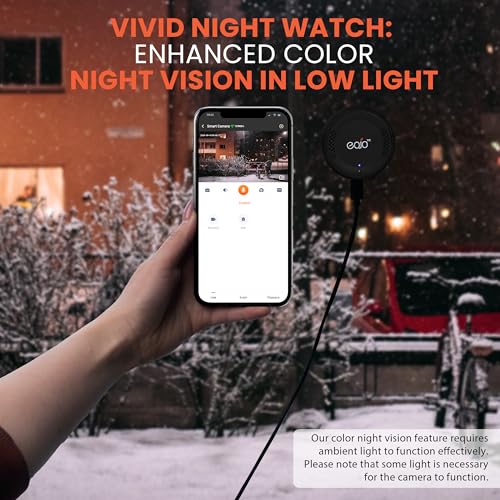 EOJO WiFi Camera: 2K QHD Indoor Security, Night Vision