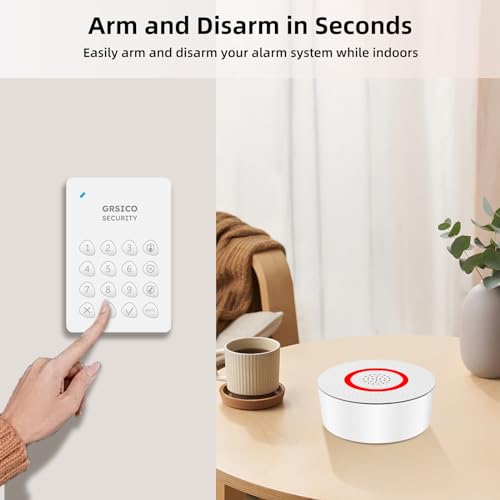 GRSICO WiFi Home Alarm System with Phone APP