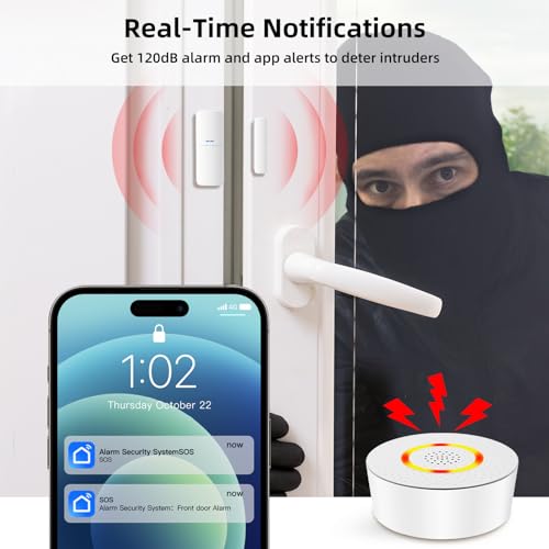 GRSICO WiFi Home Alarm System with Phone APP