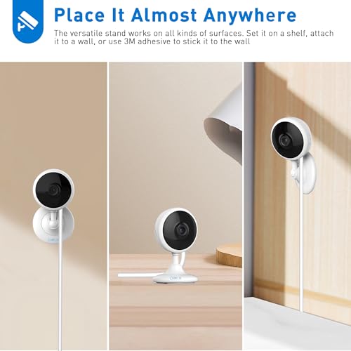 CHIKUK 2K WiFi Security Camera with Smart Siren