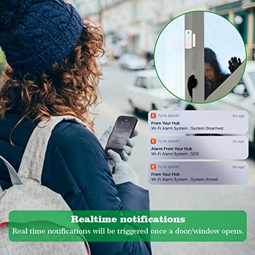Umeima Home Security Alarm System with Wireless Door Alarms
