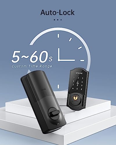SMONET Smart Deadbolt Door Lock with Bluetooth Keypad