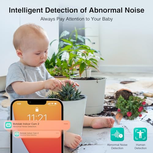 Smart Pan Tilt Camera with Human Detection, Alexa-Compatible