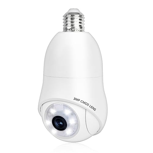 2K 360° Pan Tilt WiFi Security Camera Night Vision