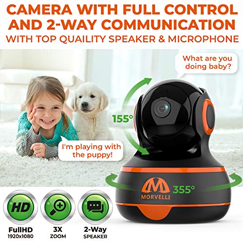 WiFi Home Security Camera with Two-Way Audio & App