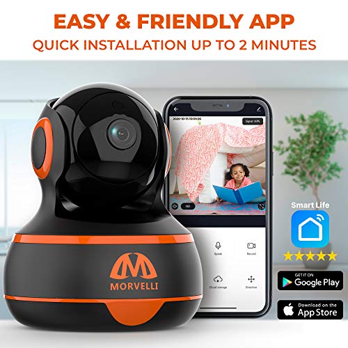 WiFi Home Security Camera with Two-Way Audio & App