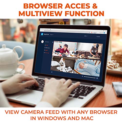 WiFi Home Security Camera with Two-Way Audio & App