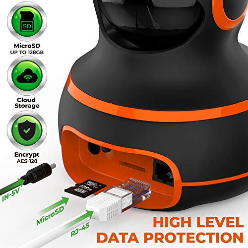 WiFi Home Security Camera with Two-Way Audio & App