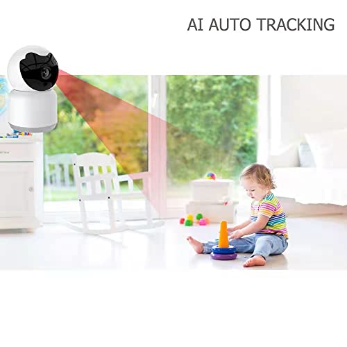 Bawofu Smart Home Security Camera with Motion Tracking