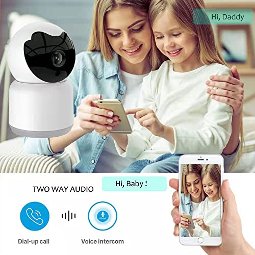Bawofu Smart Home Security Camera with Motion Tracking