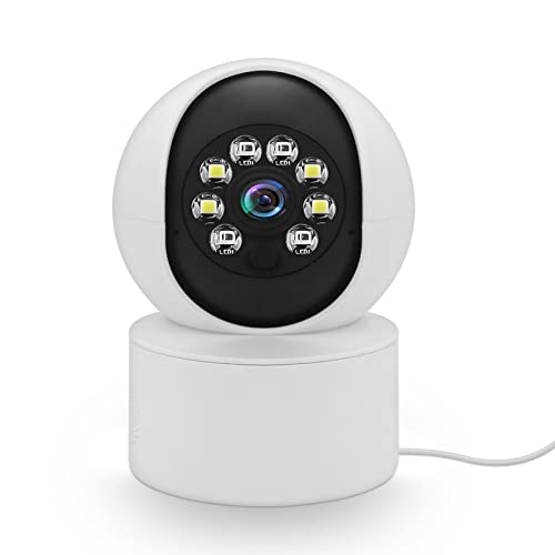 FOUAVRTEL WiFi Indoor Security Camera: 1080P 360° Pan-Tilt