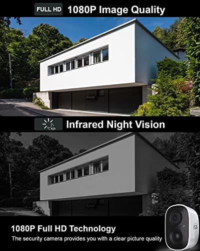 Wireless Outdoor Home Security Cameras with Night Vision