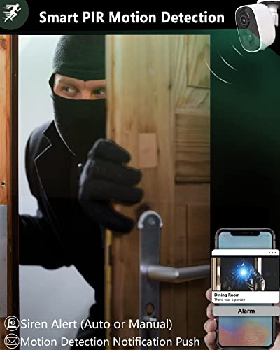 Wireless Outdoor Home Security Cameras with Night Vision