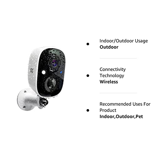 Wireless Outdoor Home Security Cameras with Night Vision