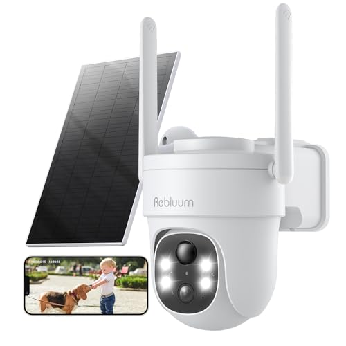 Solar Wireless Outdoor Security Camera with Color Night Vision