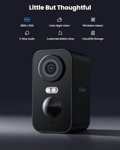 ieGeek 5MP Wireless Outdoor Security Camera System