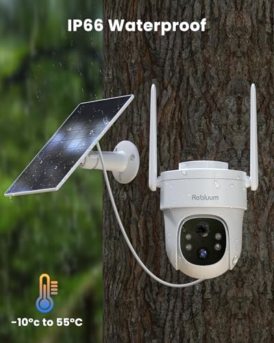 Solar Wireless Outdoor Security Camera with Color Night Vision