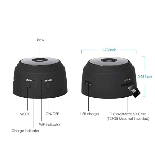 Smart WiFi Camera with Night Vision - Indoor/Outdoor