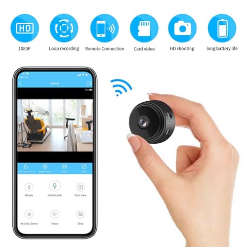 Smart WiFi Camera with Night Vision - Indoor/Outdoor