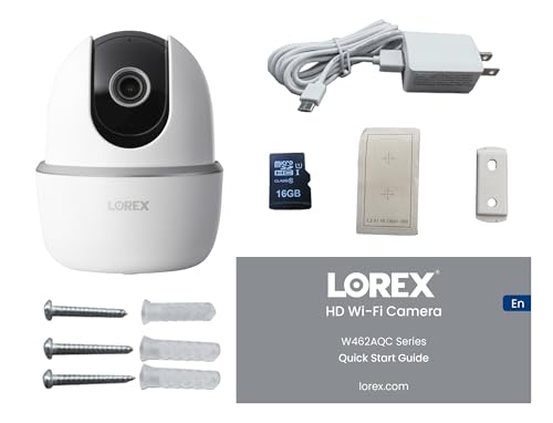 Lorex 2K Smart Indoor Pan/Tilt Wi-Fi Camera