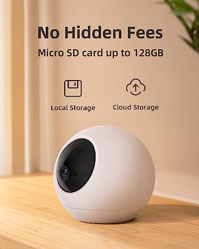 Noorio T110 2K Pan-Tilt WiFi Camera for Home