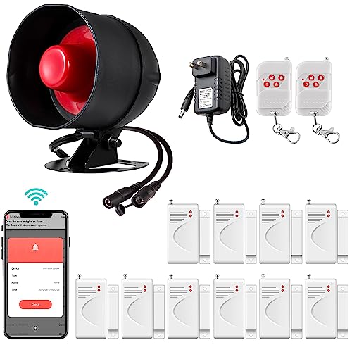 TOWODE Wi-Fi Door Alarm System with DIY Kit