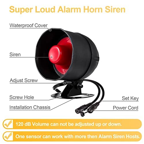 TOWODE Wi-Fi Door Alarm System with DIY Kit