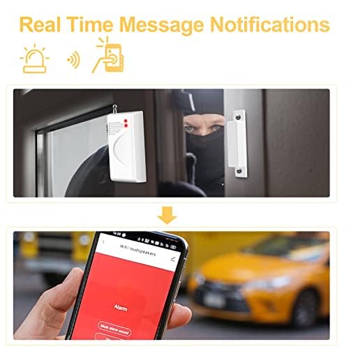 TOWODE Wi-Fi Door Alarm System with DIY Kit
