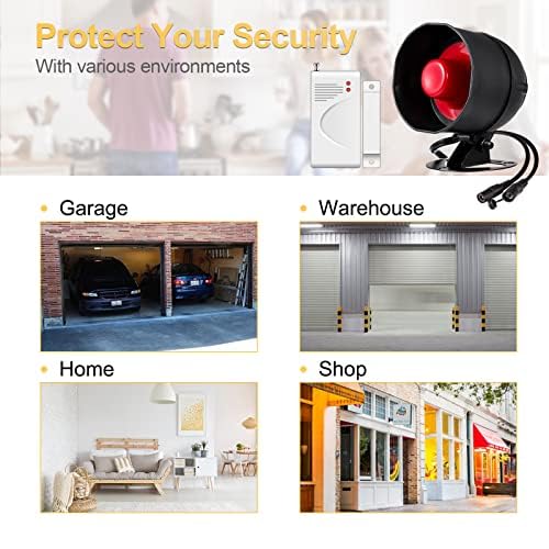 TOWODE Wi-Fi Door Alarm System with DIY Kit