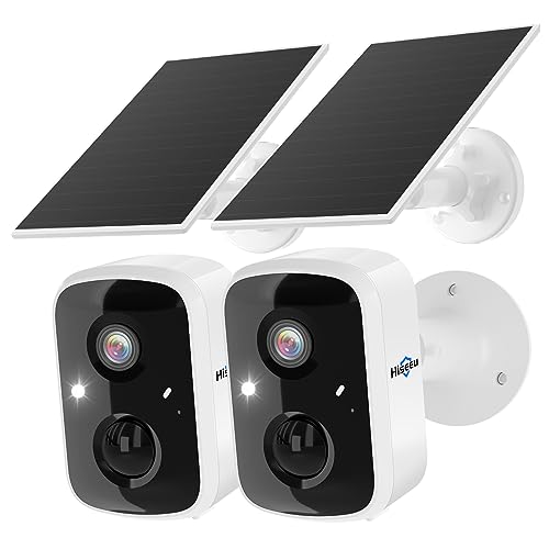 Hiseeu Solar Wireless Cameras - Outdoor & Indoor Security