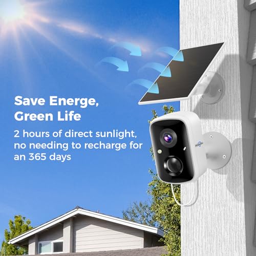 Hiseeu Solar Wireless Cameras - Outdoor & Indoor Security