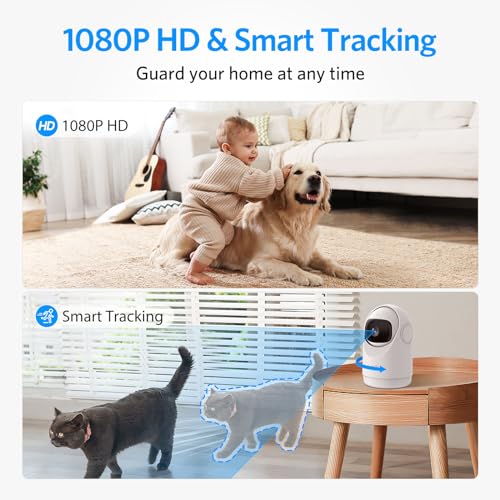 Outdoor Security Cameras with Night Vision - 2 Pack