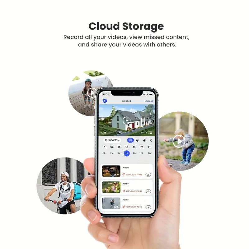 Wireless Smart Camera with Solar Panel & AI Smart Detection