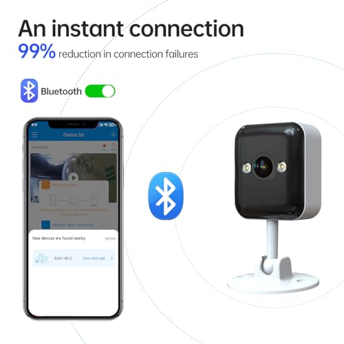 Wireless Home Security Camera with Siren & Night Vision