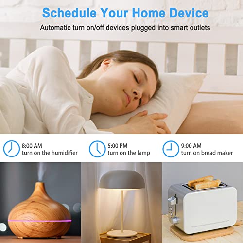 TESSAN Smart Outlet Plug Extender with USB and WiFi