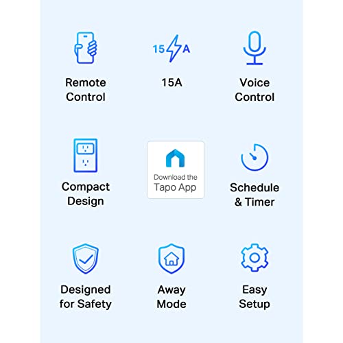 TP-Link Tapo Smart Home Wi-Fi Plug (4-Pack)