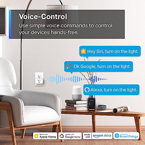 TP-Link Tapo Smart Plug Mini (3-Pack), Matter Compatible