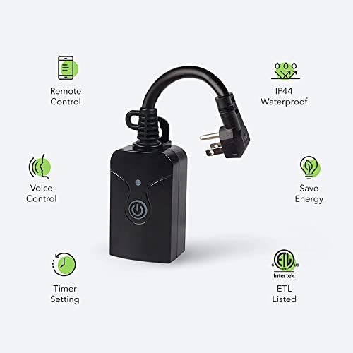Smart WiFi Plug Outlet for Outdoor Use