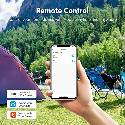 Smart WiFi Plug Outlet for Outdoor Use