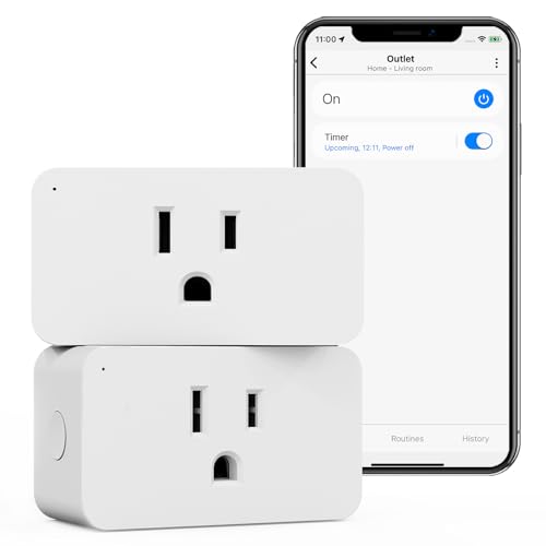 Mini Zwave Smart Plug 800 Series 2 Pack