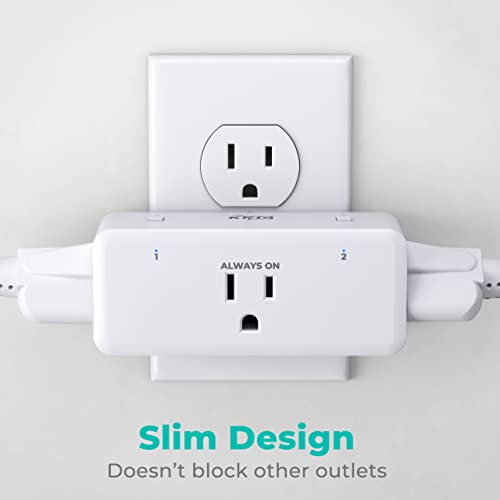 KMC Smart Plug Side 4-Pack for Google, Alexa