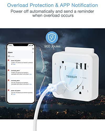 Voice-Activated Smart Plug Outlet Extender for Home
